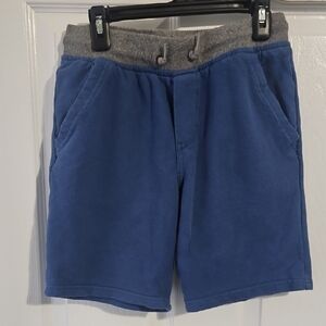 Wonder Nation Athletic Blue and Gray Shorts with Adjustable Waistband #3